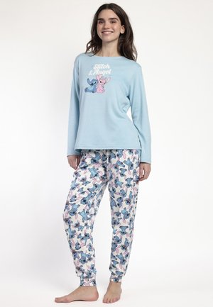 MANGA LARGA STITCH SET - Conjunto de pijama - azul