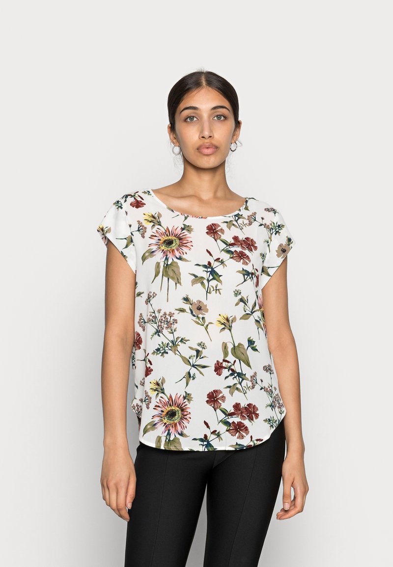 ONLY - VIC SS AOP NOOS PTM - Blusa - cloud dancer, Ampliar