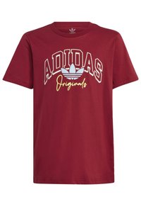 adidas Originals JUNIOR - T-shirt imprimé - collegiate burgundy