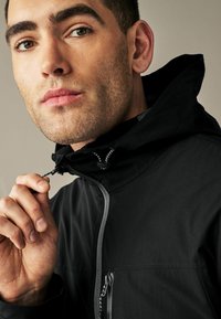 Next HOODED FLEECE LINED SHOWER RESISTANT - Jachetă subțire - black