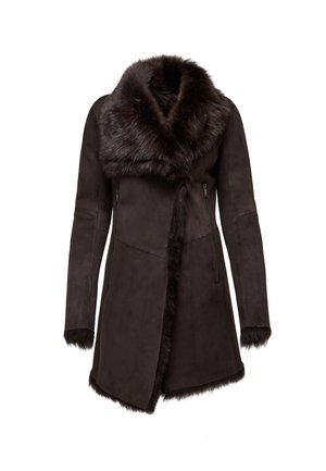 KRISTELL - Téli kabát - dark brown