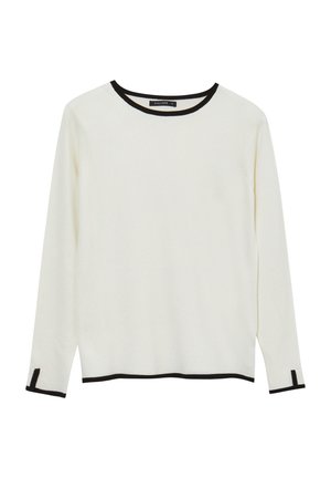 Calliope GIROCOLLO PROFILI CONTRASTO  - Pullover - bianco