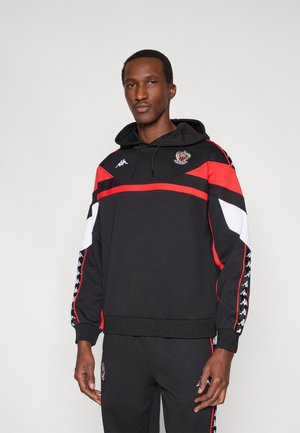 OGC NICE HOODIE - Article de supporter d'équipe de club - black/red/white