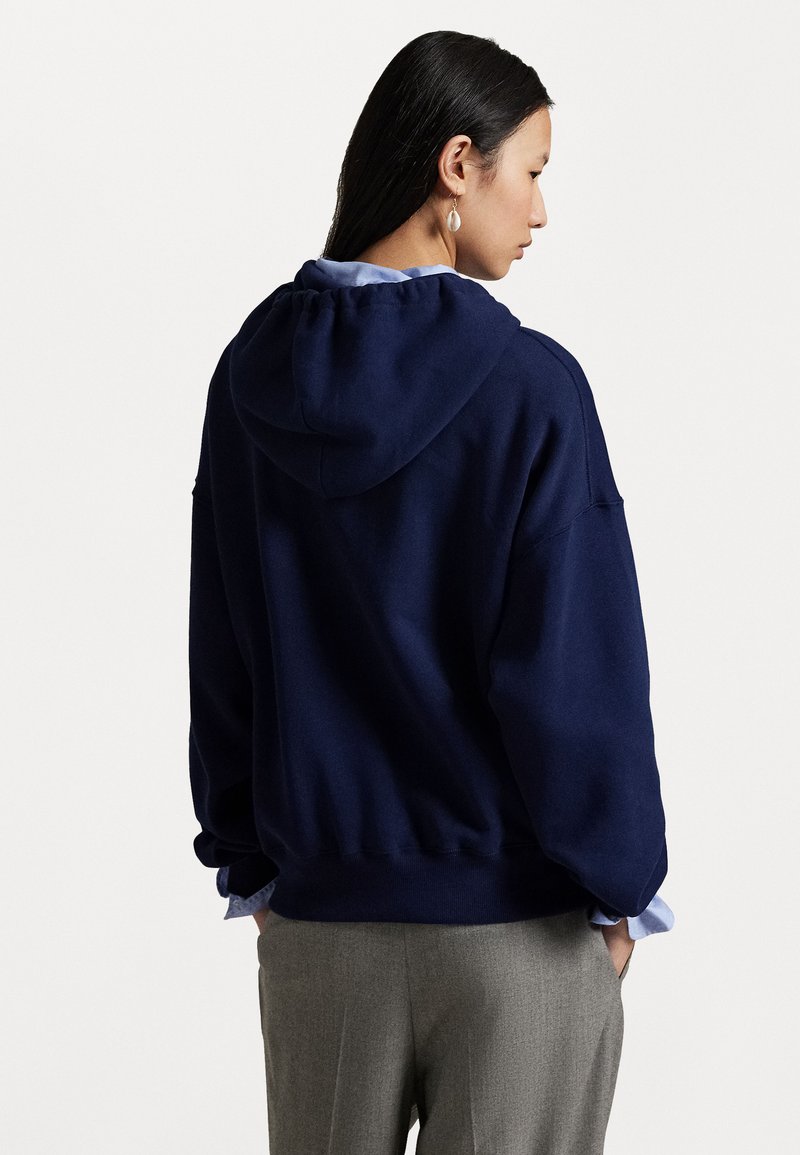 Oltre CON PATCH APPLICAZIONI - Felpa con cappuccio - blu