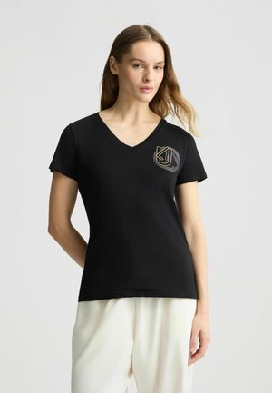 Print T-shirt - black