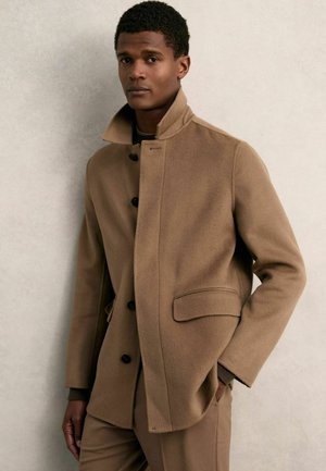 REGULAR FIT - TAMWORTH DOUBLE FACE BUTTON - Summer jacket - brown