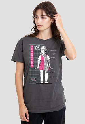 SQUID GAME - Print T-shirt - anthracite