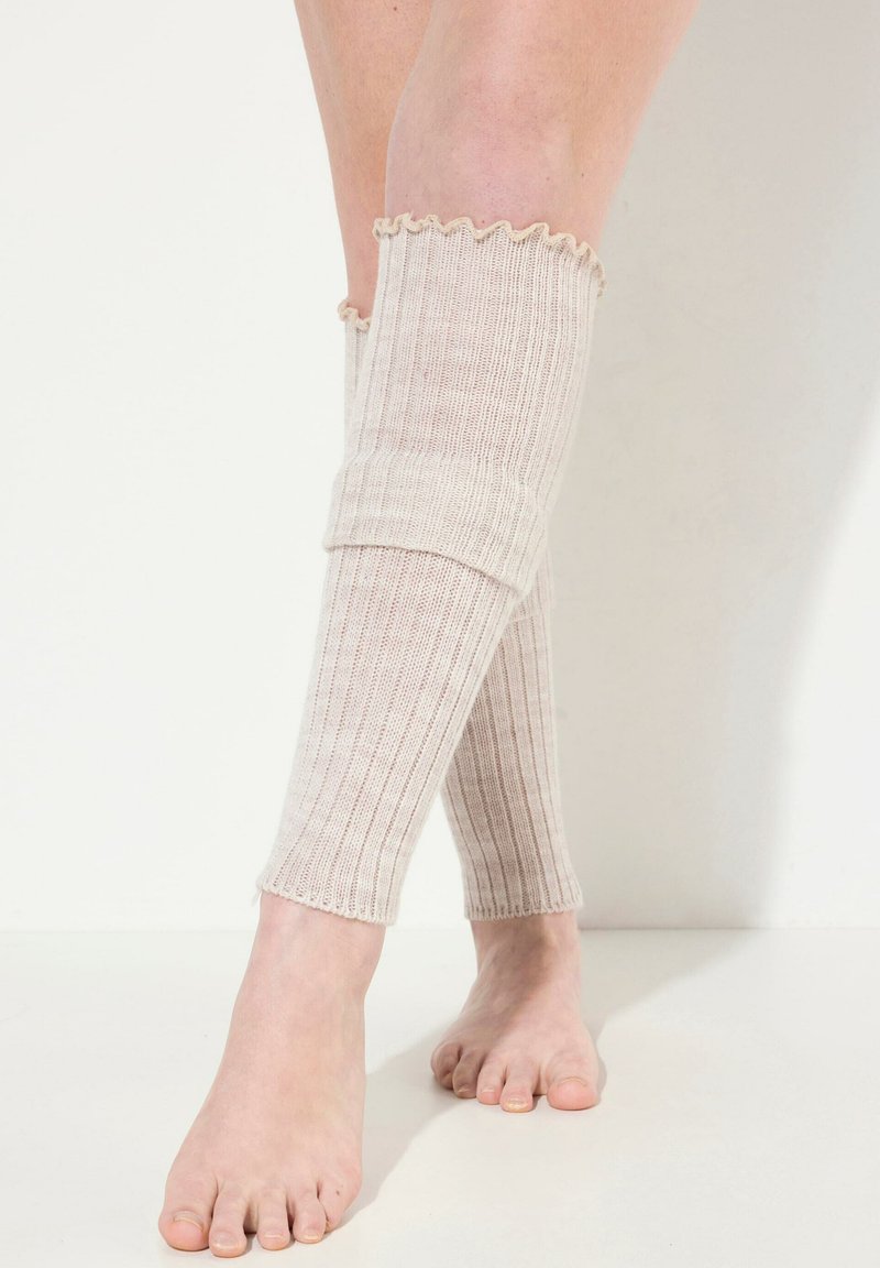 Ulla Popken STULPEN WARM FORMSTABIL - Stulpen - beige