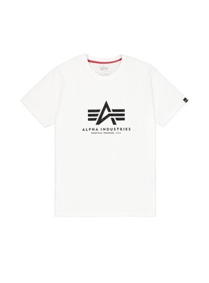 Alpha Industries, BASIC - RIPSTOP - Trükipildiga T-särk - white