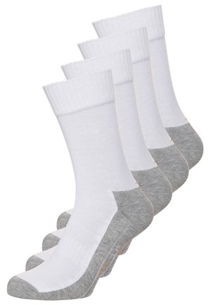 4 PACK - Sports socks - white