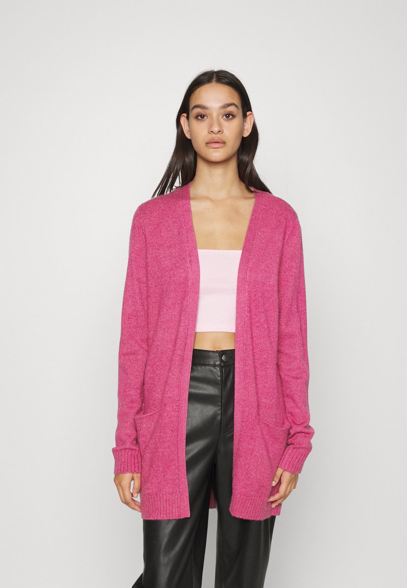 Damen Strickjacken | Vila VIRIL OPEN CARDIGAN Strickjacke magenta haze/pink meliert - QP20856 Damen Strickjacken | Vila VIRIL OPEN CARDIGAN Strickjacke magenta haze/pink meliert - QP20856