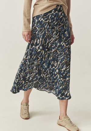 sukňa v tvare A - navy blue