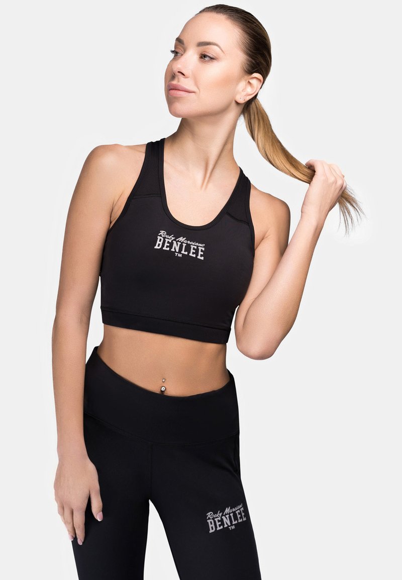 BENLEE KEMBLEY SportBH mit mittlerer Stützkraft black silver