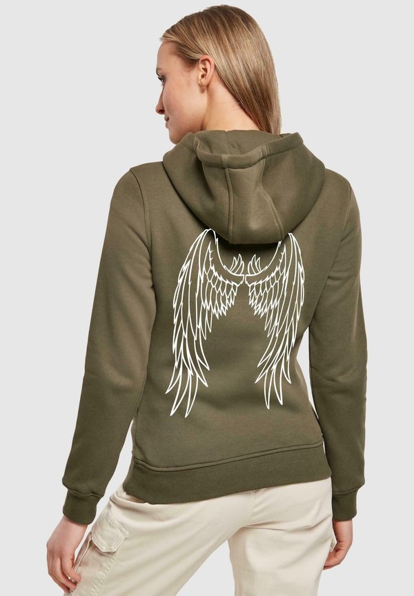 WINGS - Kapuzenpullover - olive
