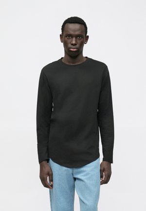 Jack & Jones JJENOA TEE O NECK - Top s dlhým rukávom - black