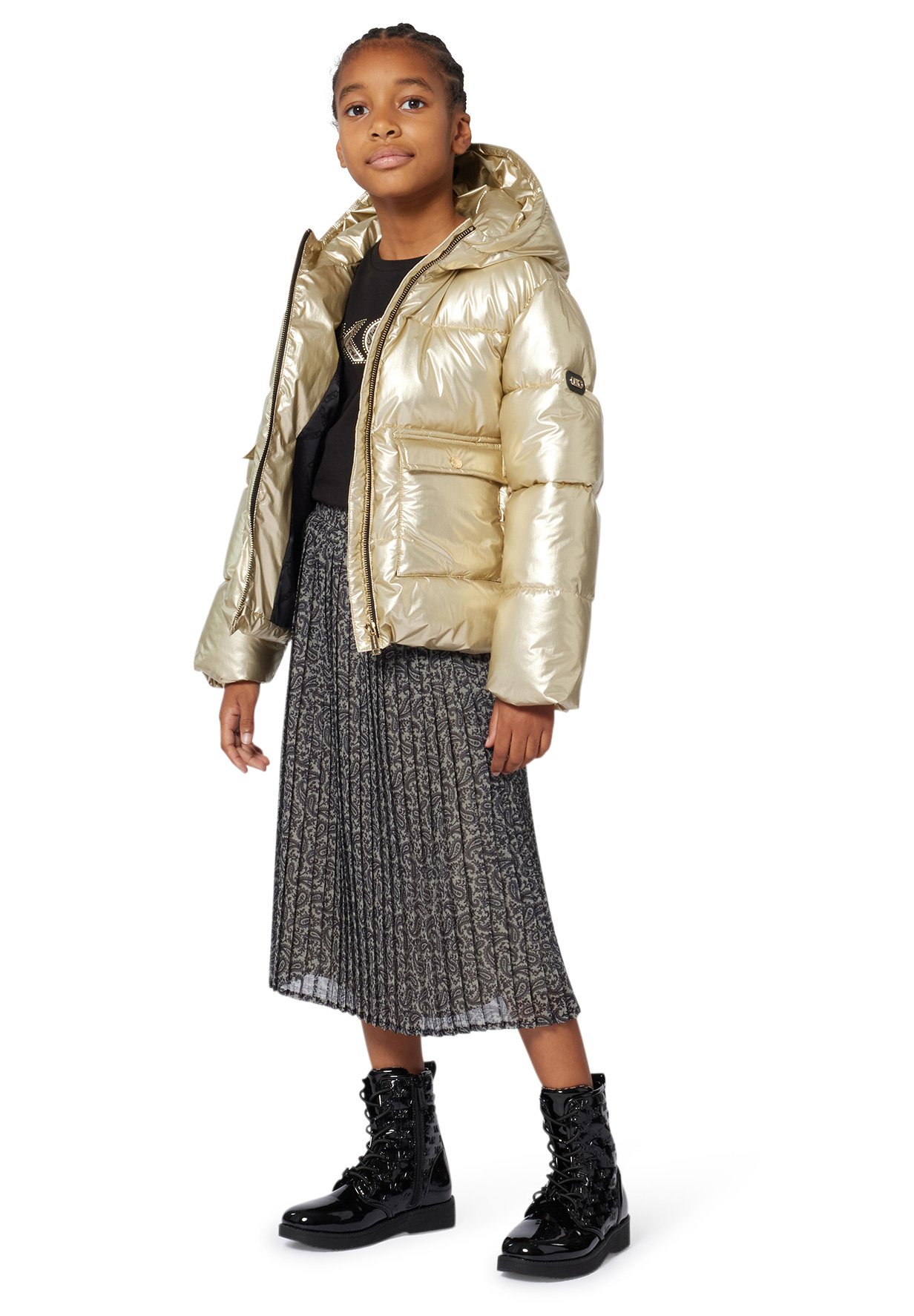 Puffer Michael Kors Giacca Michael Kors Signature Logo Quilted 