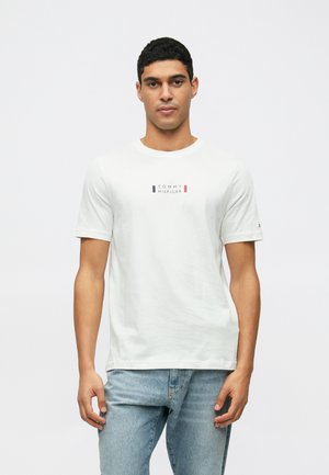 BRAND LOVE SMALL CENTER TEE - Βασικό μπλουζάκι - white