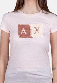 Armani Exchange CON CANGIANTI ARMANI EXCHANGE - T-shirt con stampa - rosa