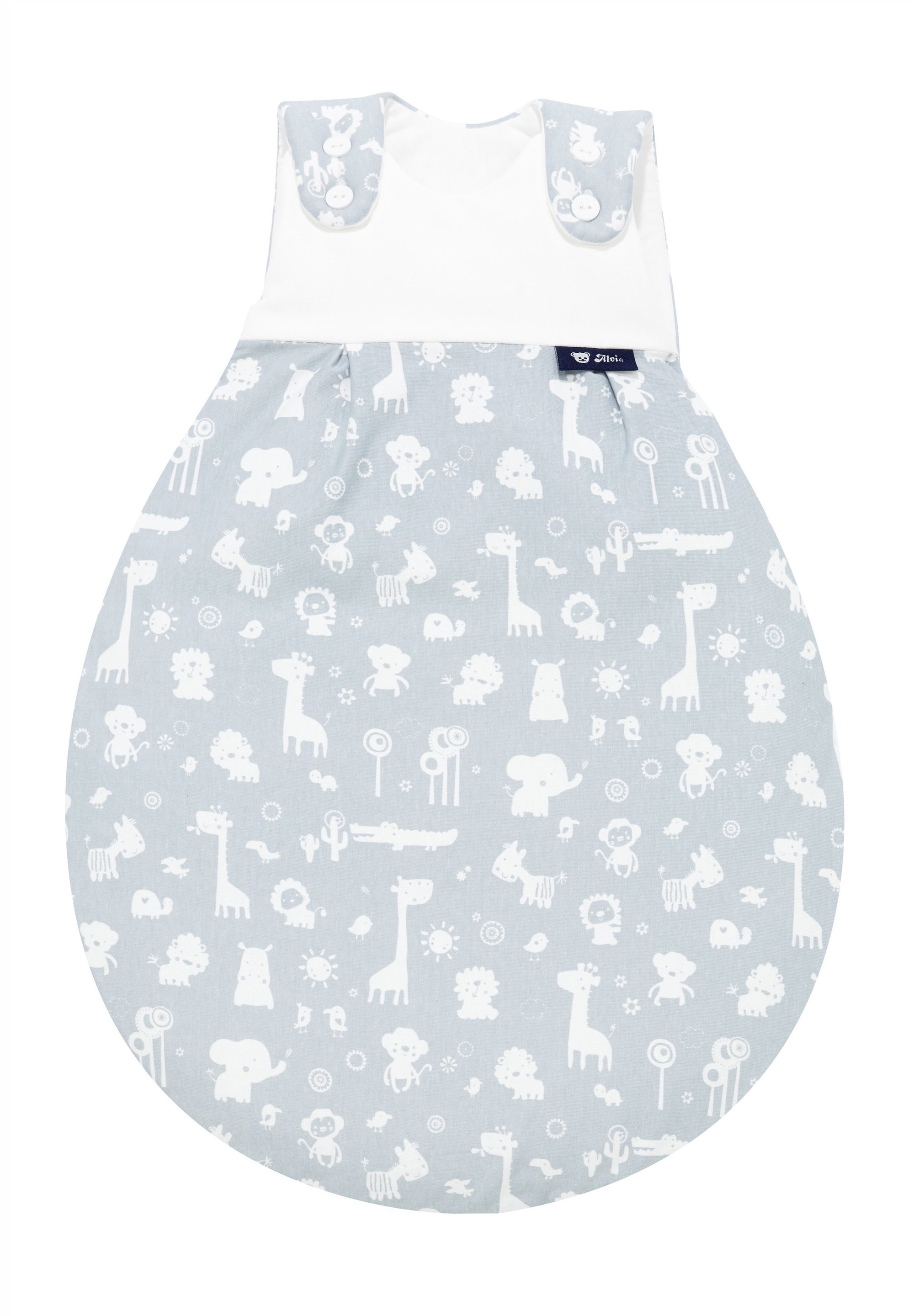 Alvi BABY-MXCHEN - Nachtwsche Schlafsack - zootiere/blau - Zalando