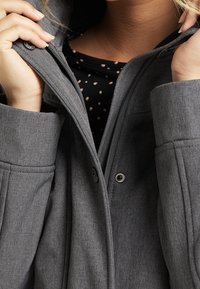 Schmuddelwedda Parka - mottled dark grey