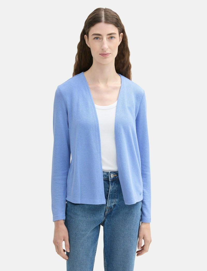 TOM TAILOR Adīta jaka - calm blue
