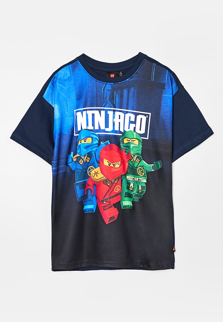 LEGO® kidswear T-shirt print donkerblauw