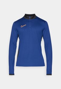 ACADEMY DRILL TOP - Hosszú ujjú felső - blue void/black/orange pulse