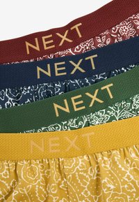 Next 4-PACK - Široke boksarice - blue green floral pattern
