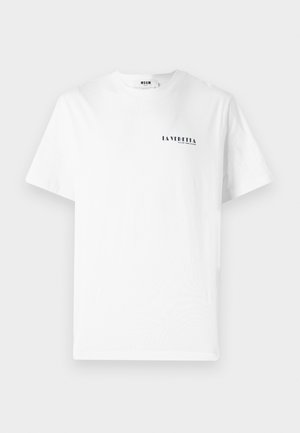 MSGM Majica kratkih rukava s printom - optical white