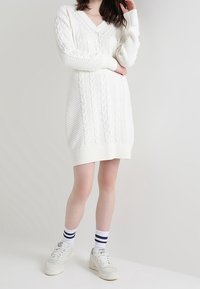Abercrombie & Fitch Abito in maglia - off-white