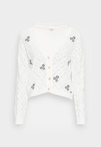 Pepe Jeans PINNA - Casaco de malha - off white