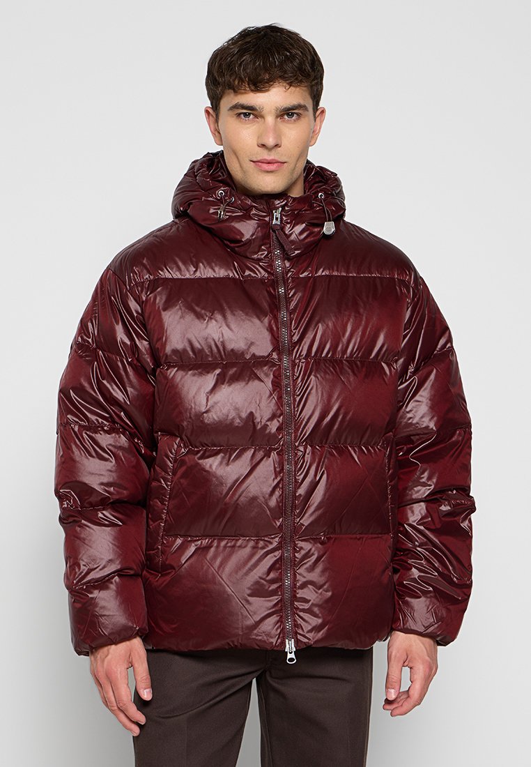 Gant Gewatteerde jas donkerrood