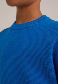 WE Fashion STRUCTUUR - Pulover - blue