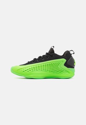 adidas Performance ANTHONY EDWARDS 1 UNISEX - Basketball shoes - lucid lime/aurora ink/core black