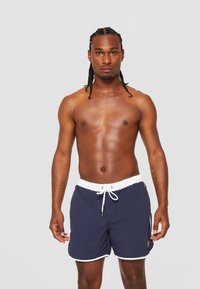 Urban Classics - RETRO - Badeshorts - navy/white Miniaturebillede 1