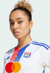 adidas Performance OLYMPIQUE LYON HOME JERSEY - Klubbkläder - white
