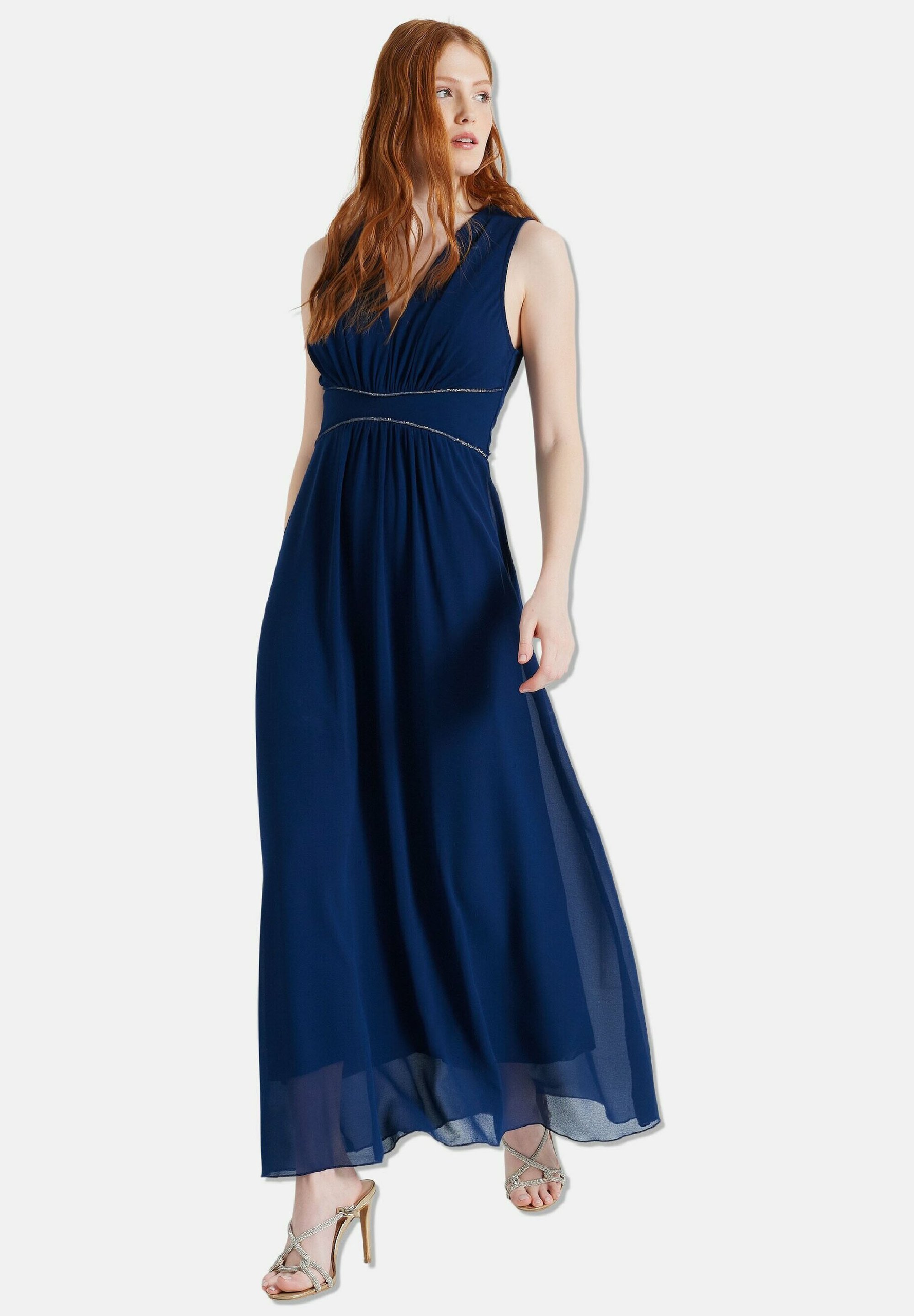 Da Cerimonia Rinascimento Rinascimento Abito Lungo Azzurro