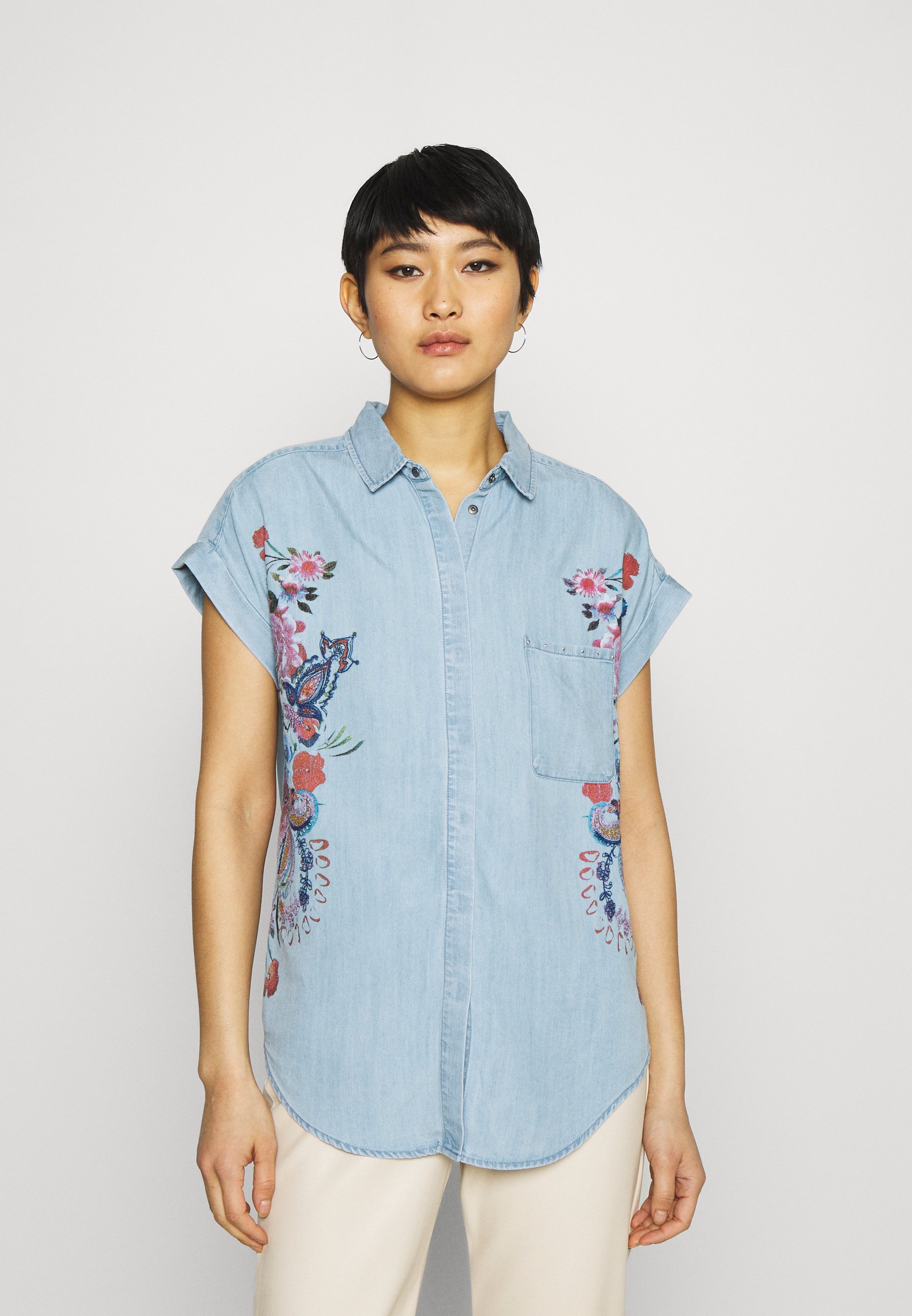 Desigual SULLIVAN - Camisa - blue/azul claro - Zalando.es