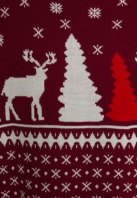 Denim Project XMAS DEER - Camisola - bordeaux