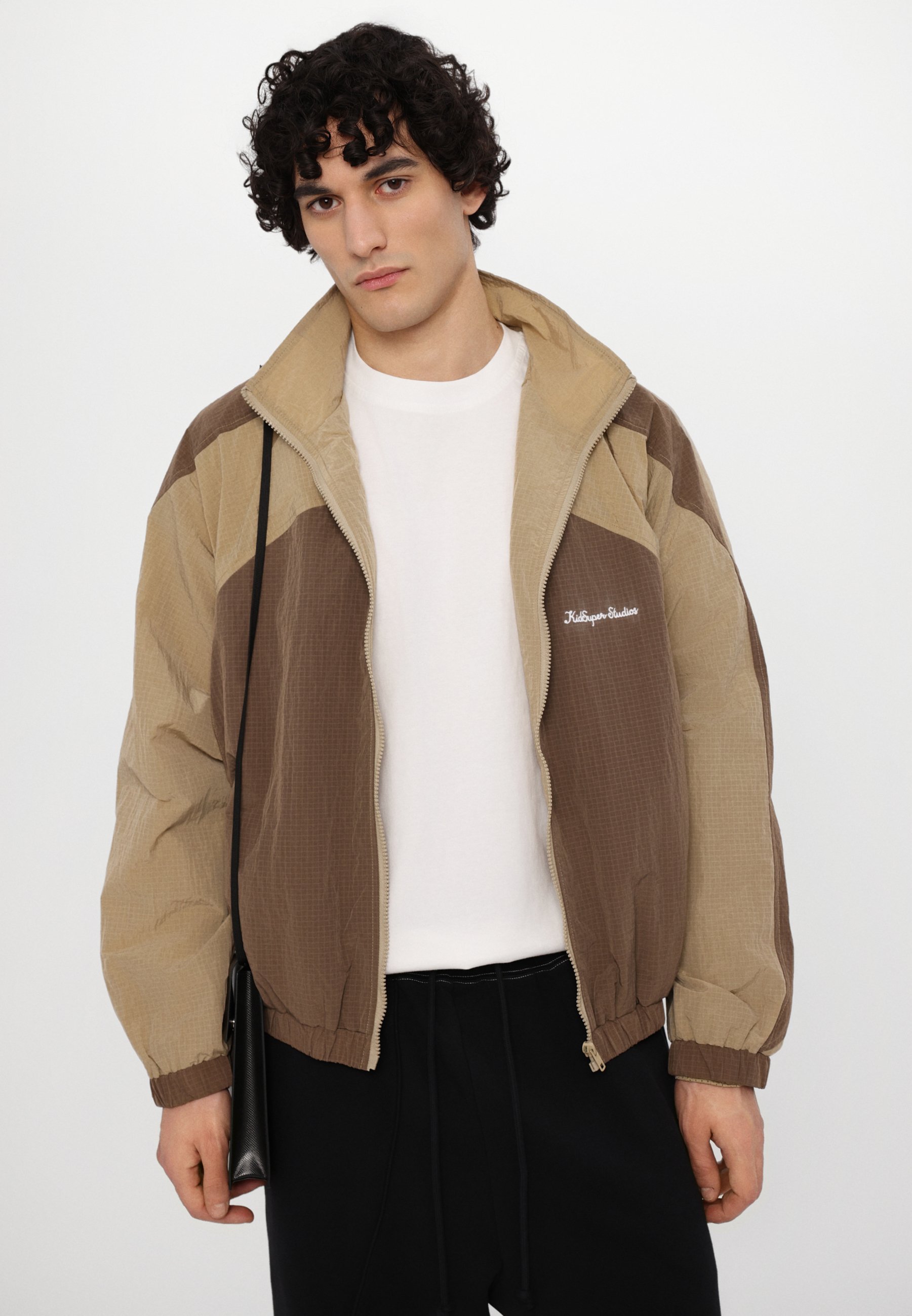 Kidsuper RIPSTOP WINDBREAKER JACKET - Light jacket - brown