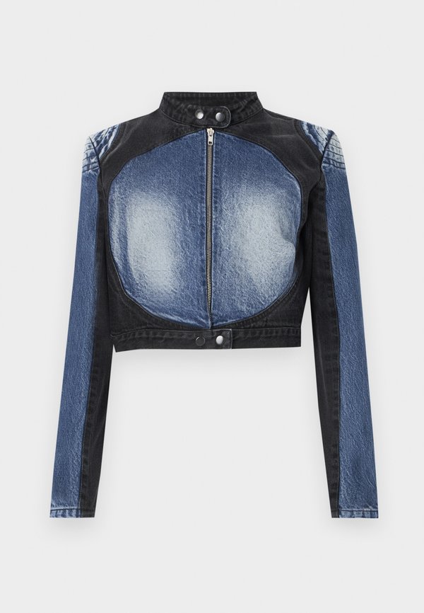TAROT JACKET WITH CONTRAST OVAL DETAILS - Denim jacket3