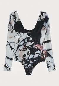 BODY - Long sleeved top - bianco/nero