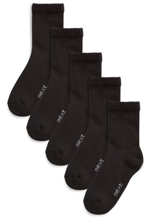 5 PACK RICH CUSHIONED FOOTBED - Calze - black