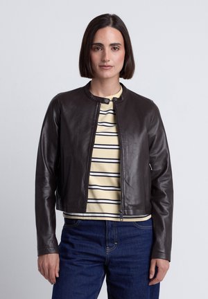 Maze, Leather jacket - chocolate