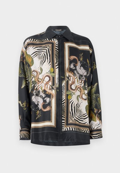 Roberto Cavalli JEWELLERY FOULARD COOL FIT - Skjorta - black/multi coloured