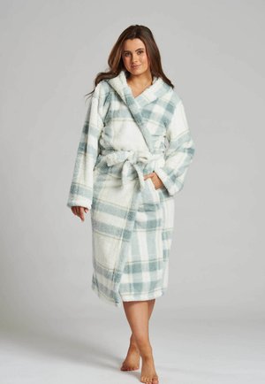 Loungeable ROBES CABLE CUT BORG HOODED MIDI ROBE - Badjas - pink ...