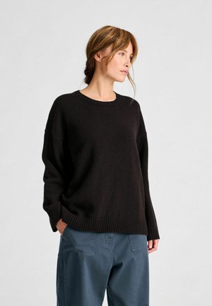 EMELY - Striktrøje - mulch