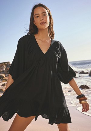 Next, TALL FIT - V-NECK MINI DRESS . - Denné šaty - black