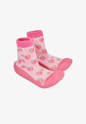 JoJo Maman Bébé, INDOOR OUTDOOR STRAWBERRY PRINT - REGULAR FIT - Hjemmesko - pink