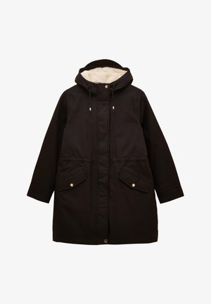 Tom Joule, REGULAR FIT PORTWELL LINED WITH HOOD - Parkaer - black